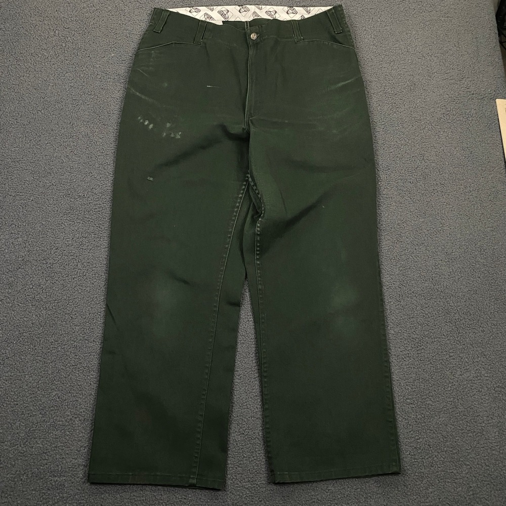 Ben Davis Bens Original Pant Men 38x30 Faded Green Workwear 625 50/50 Blend